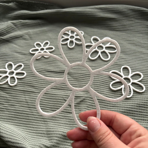 3D Blumen Wanddeko Set – Moderne Kinderzimmer Deko aus PLA - MelMadeStudio