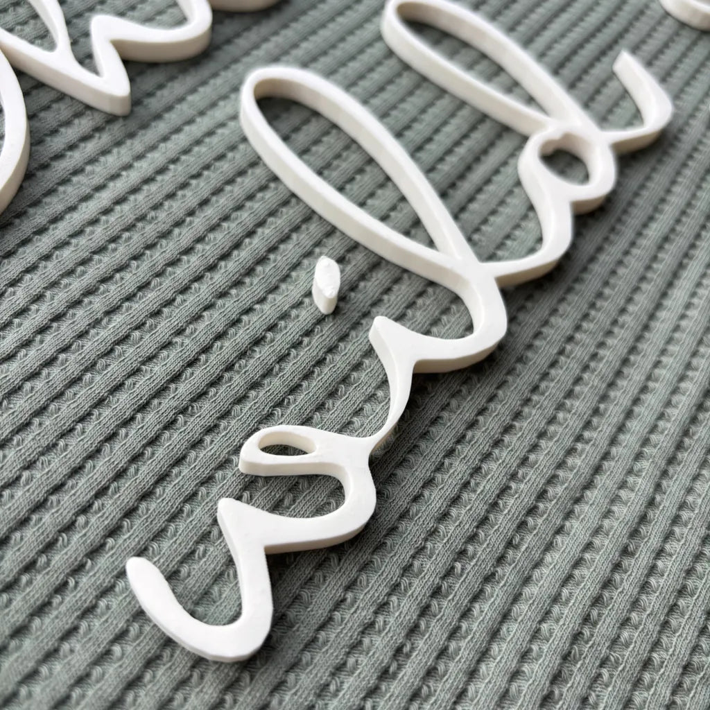 3D Kinderzimmer Deko: Schriftzug 'Where the Wild Ones Play' - MelMadeStudio