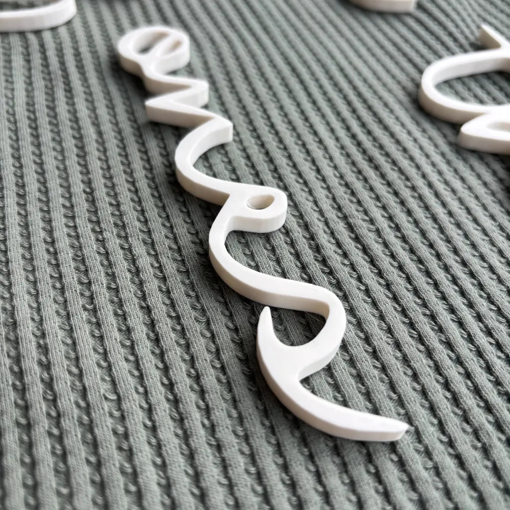 3D Kinderzimmer Deko: Schriftzug 'Where the Wild Ones Play' - MelMadeStudio