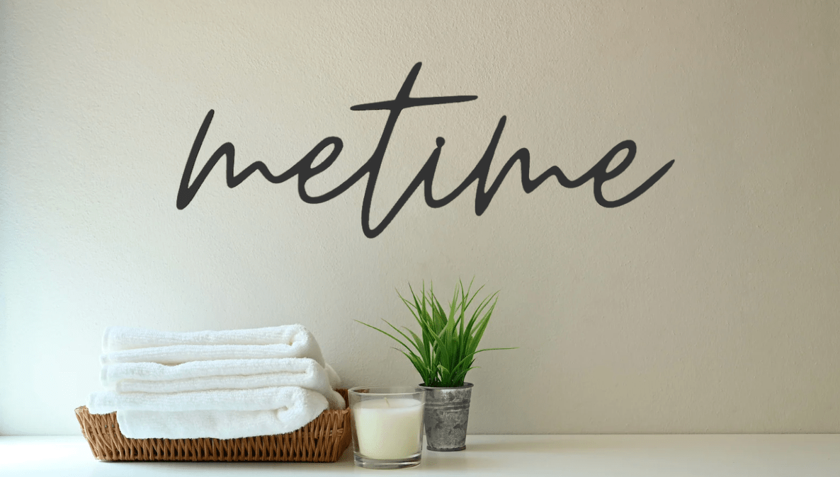3D Wandbild „metime“ – Moderne Badezimmer Dekoration - MelMadeStudio