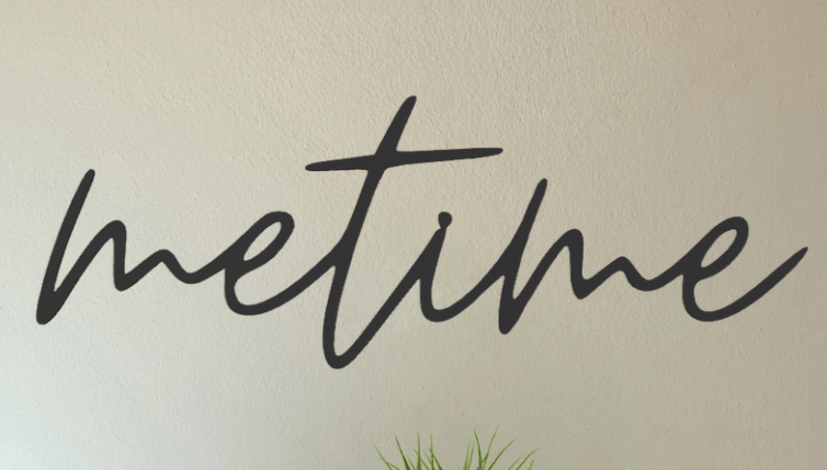 3D Wandbild „metime“ – Moderne Badezimmer Dekoration - MelMadeStudio