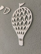 Heißluftballon Wanddeko – Kinderzimmer Deko Set Wandgestaltung mit Wolken | Leicht & Modern - MelMadeStudio