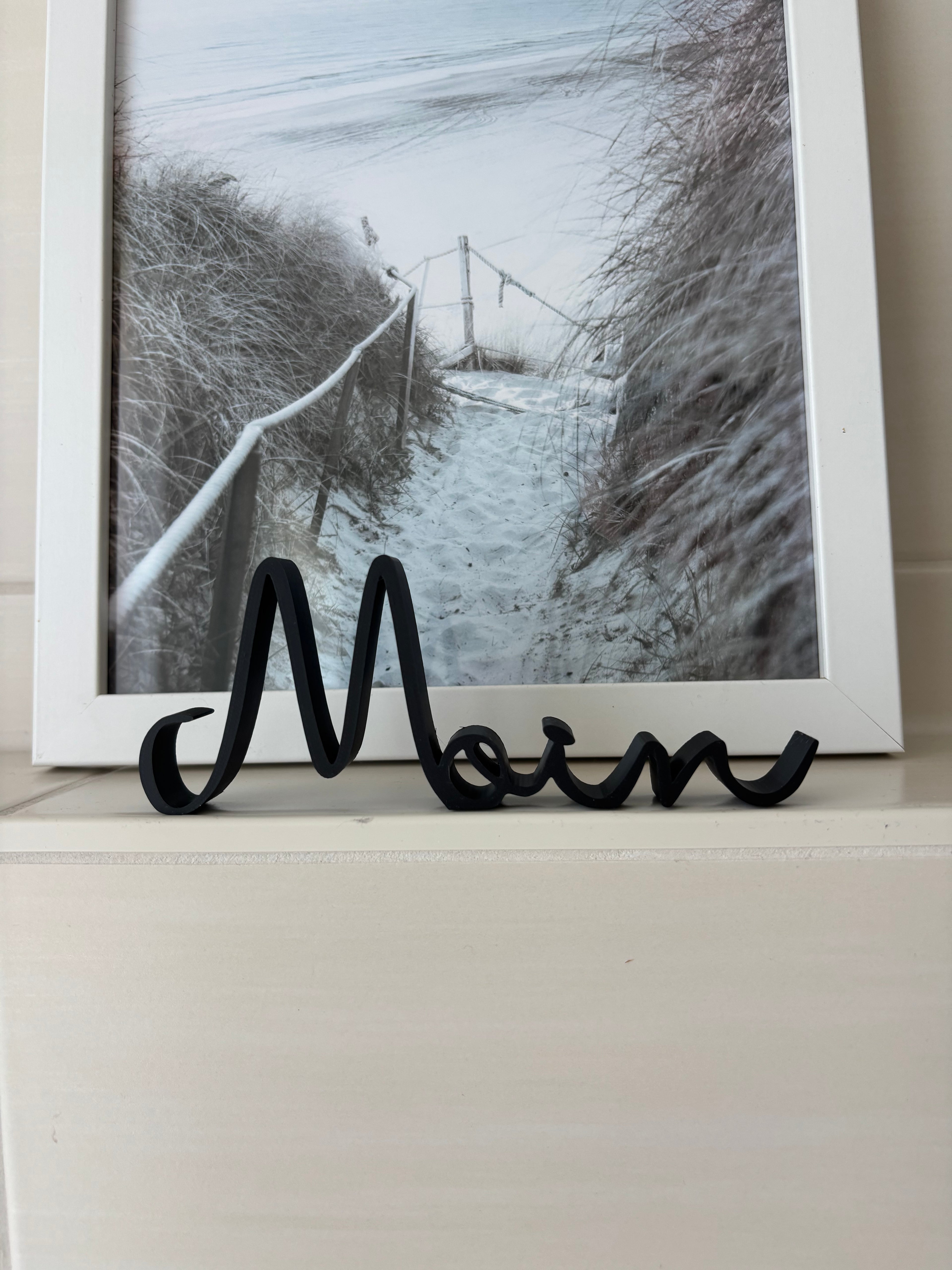 Moin Schriftzug – Moderne 3D Deko