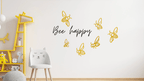 Bienen Wanddeko Kinderzimmer aus 3D Druck – moderne Wandbilder mit Sprüchen | Handgemachte Dekoration - MelMadeStudio