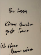 Übersicht der Bienen Wanddeko Sets mit verschiedenen Schriftzügen – kreative Wandgestaltungsideen für Kinderzimmer