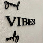 Good vibes only – 3D Wanddeko modern & minimalistisch - MelMadeStudio