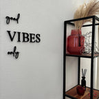 Good vibes only – 3D Wanddeko modern & minimalistisch - MelMadeStudio