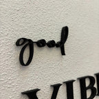 Good vibes only – 3D Wanddeko modern & minimalistisch - MelMadeStudio