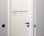 „hereinspaziert“ mit Herzen 3D Schriftzug - MelMadeStudio