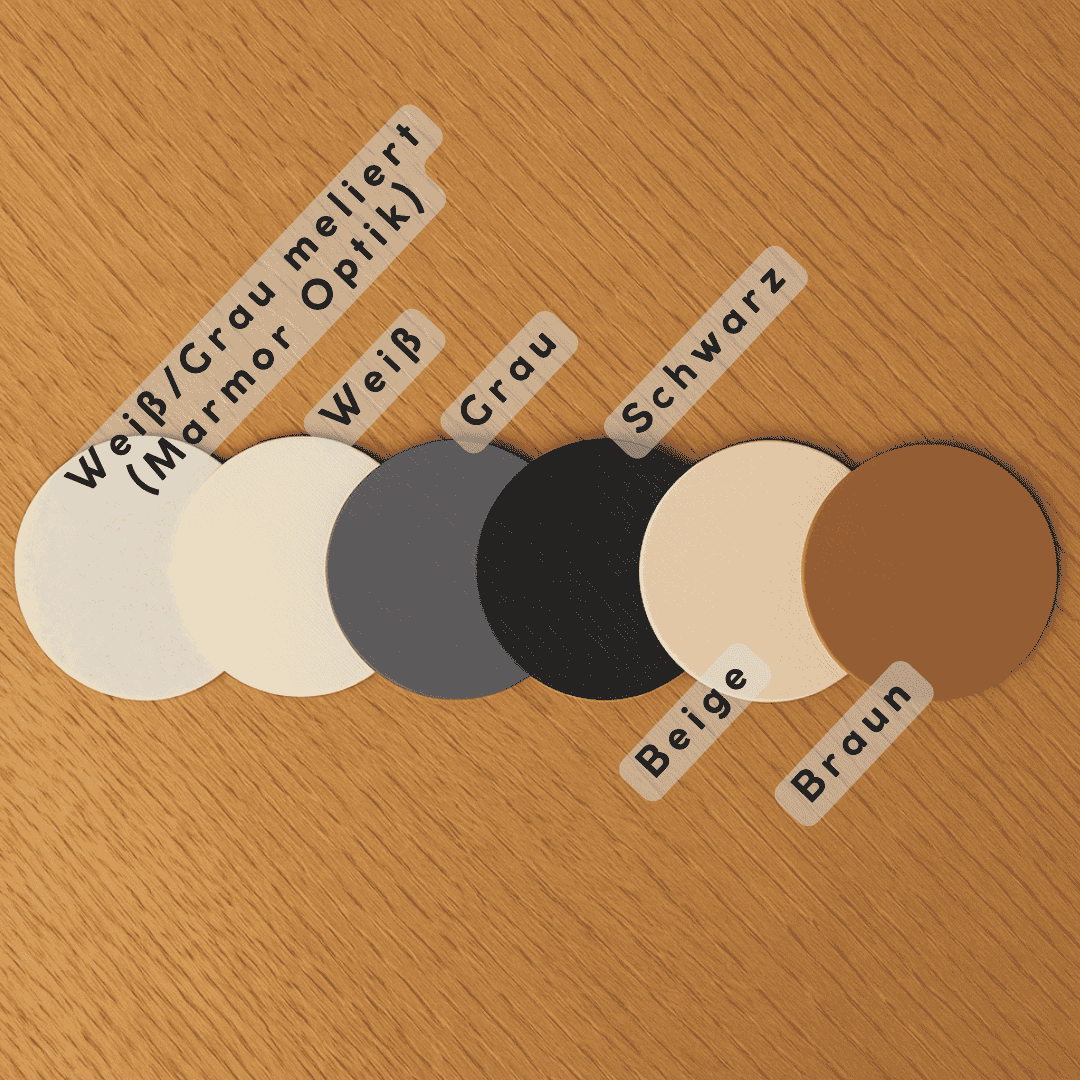 Personalisierte 3D - Schriftzüge – Dein Wunschtext als 3D - Deko, Basic Farben - MelMadeStudio