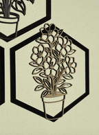 Pflanzen Wanddeko Set – Moderne 3D Wandbilder - MelMadeStudio